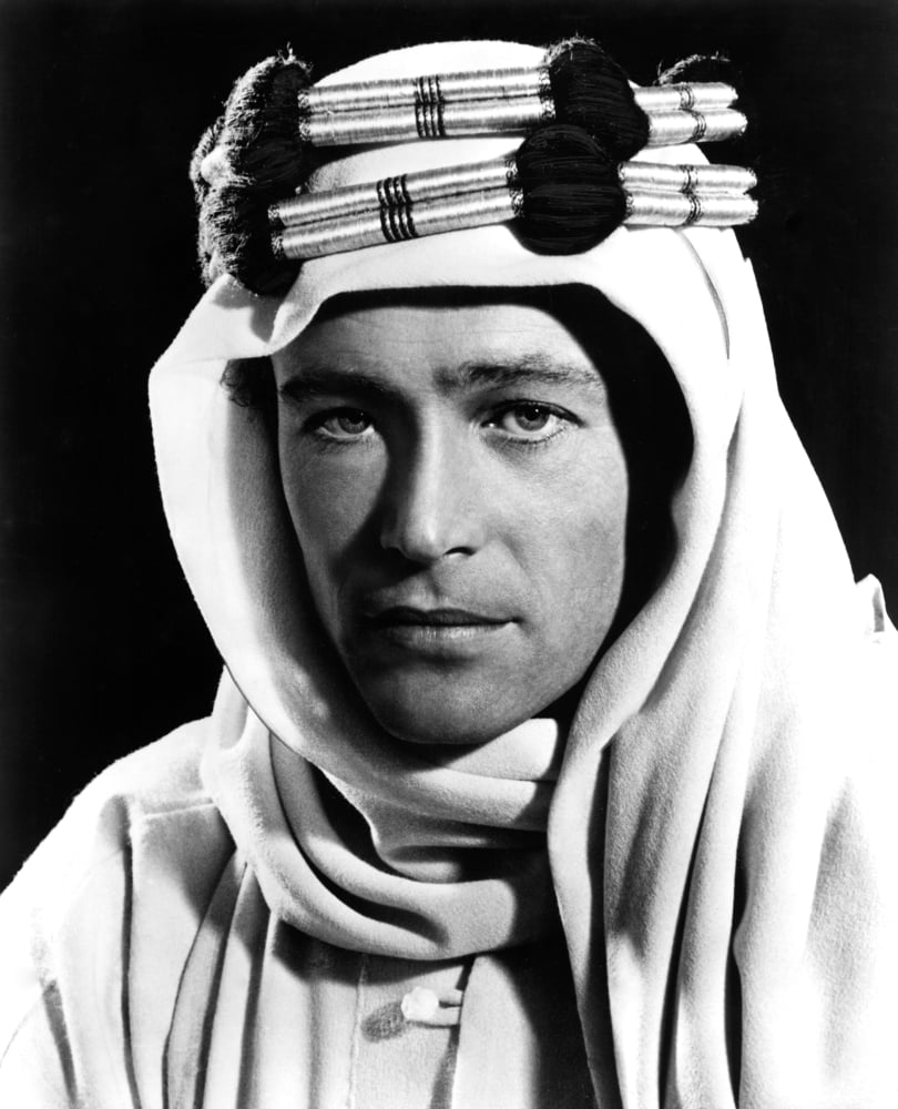 Lawrence of Arabia photo print featuring Peter O'Toole from the 1962 film.