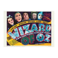 The Wizard of Oz movie poster featuring classic imagery from the beloved film.