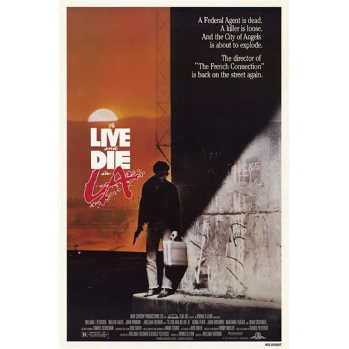 To Live and Die in L.A. Movie Poster 11x17 Print showcasing thrilling cinematic art.