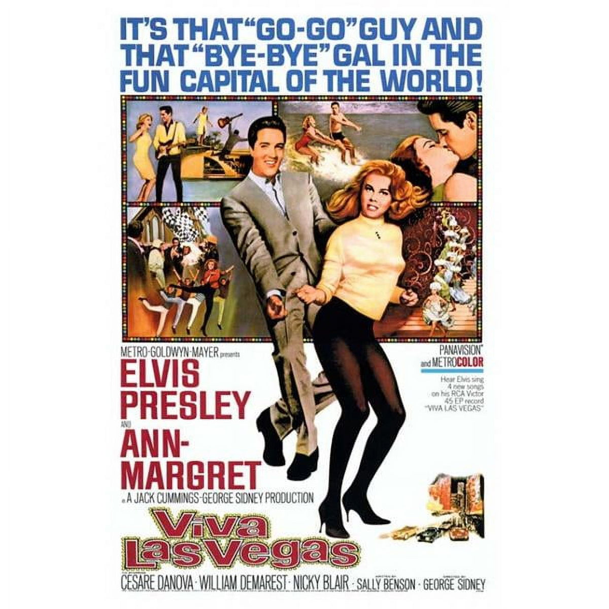 Viva Las Vegas Movie Poster Print 27x40