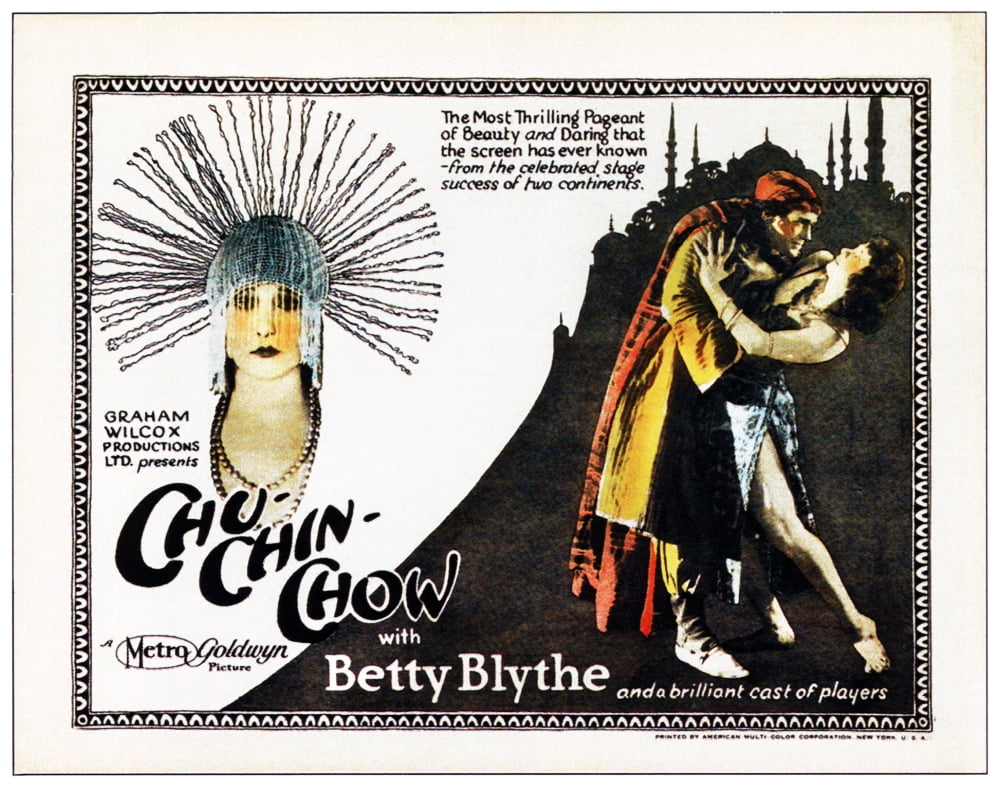 Chu-Chin-Chow Movie Masterprint Poster Print showcasing vibrant colors and classic cinema themes.