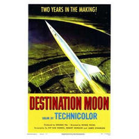 Destination Moon Movie Poster 11x17 print showcasing classic space exploration theme.