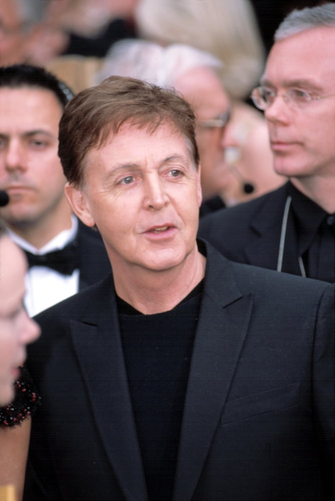 Paul McCartney at The Academy Awards poster print by Robert Hepler