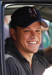 Matt Damon on location during The Adjustment Bureau film shoot in West Village, NYC.
