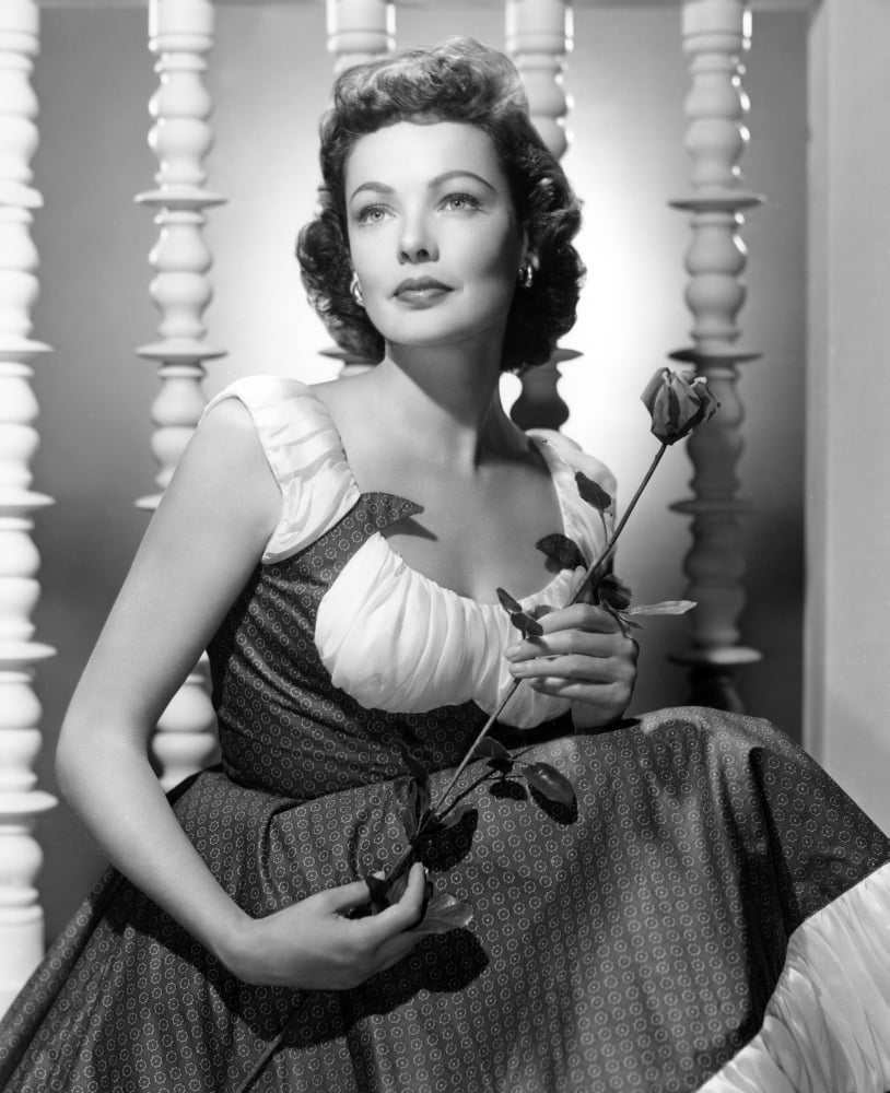 Plymouth Adventure movie poster print featuring Gene Tierney, 1952