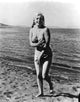Vintage photo print of Marilyn Monroe at the beach