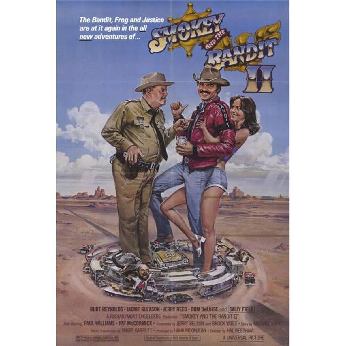 Smokey and the Bandit 2 Movie Poster Print 27x40