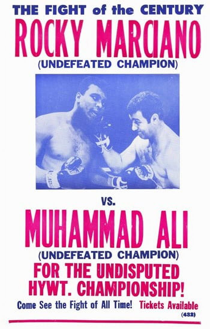 Rocky Marciano vs Muhammad Ali Movie Poster 11x17