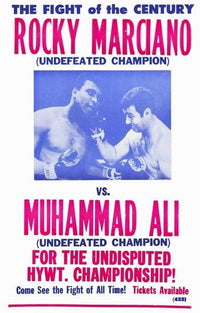 Rocky Marciano vs Muhammad Ali Movie Poster 11x17