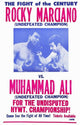 Rocky Marciano vs Muhammad Ali Movie Poster 11x17