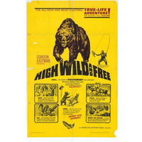 High Wild and Free movie poster print 27x40