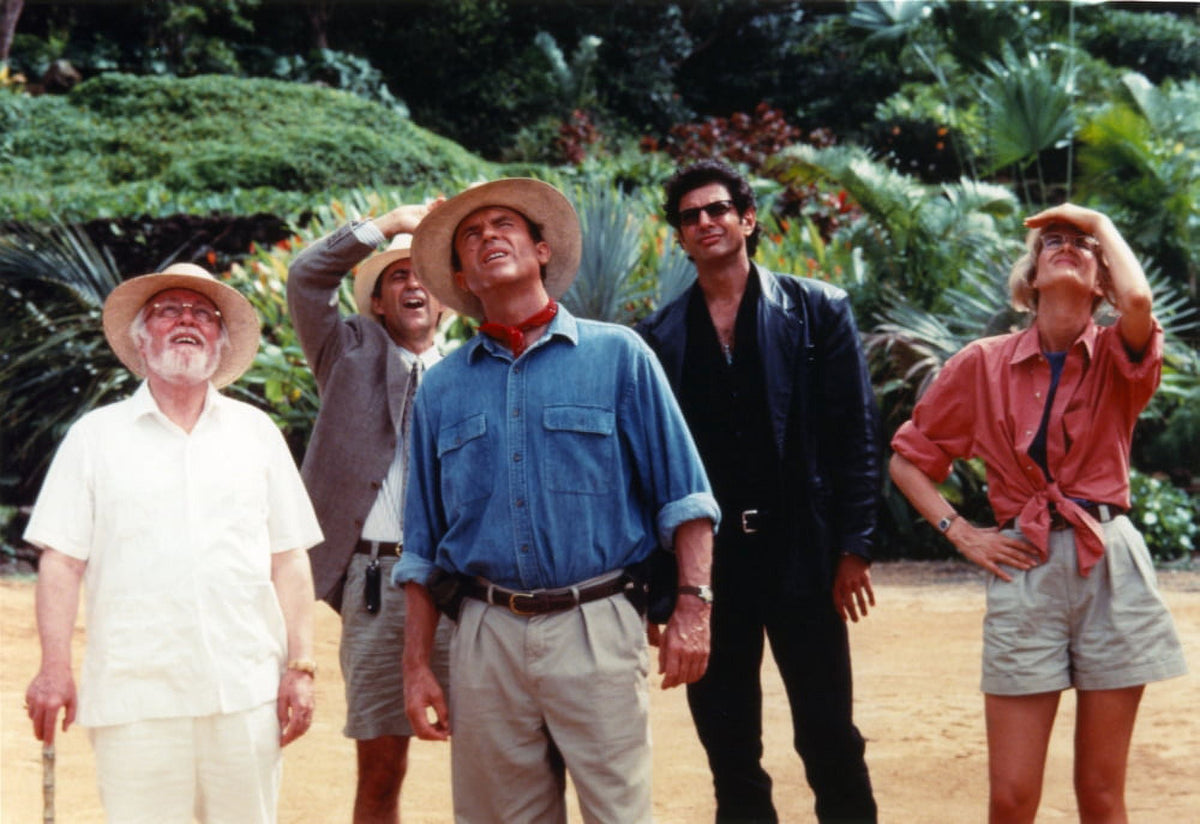 Jurassic Park movie photo print showcasing thrilling dinosaur scenes