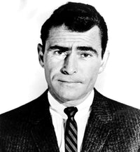 Rod Serling Portrait Poster Print, available in multiple sizes.