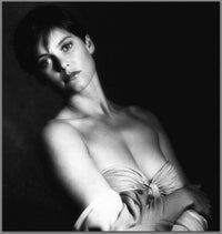 Carey Lowell Strapless Top Photo Print showcasing elegance and charm