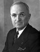 Close-up portrait photo print of Harry Truman showcasing his leadership.