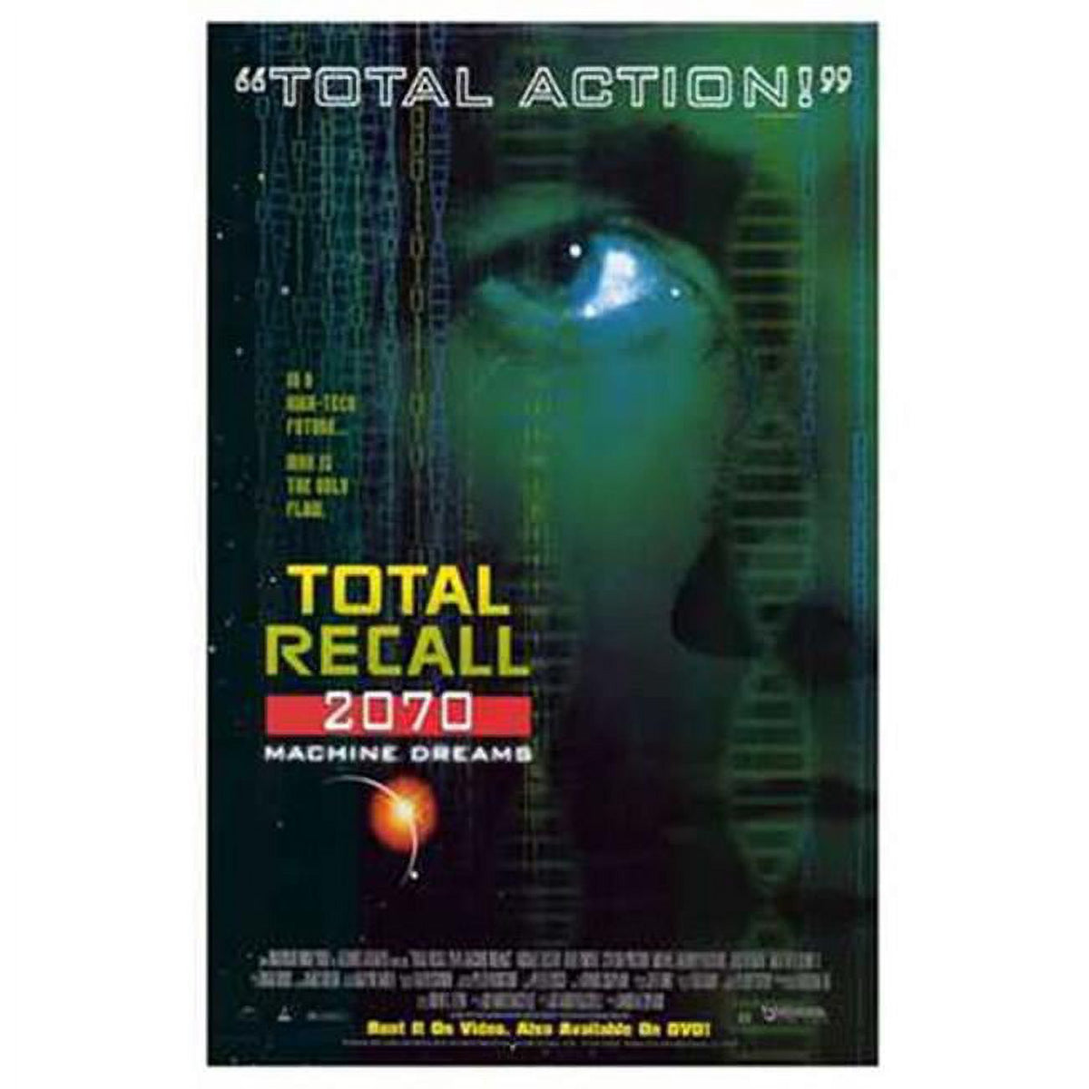 Total Recall 2070 Movie Poster 11x17 print featuring sci-fi action.