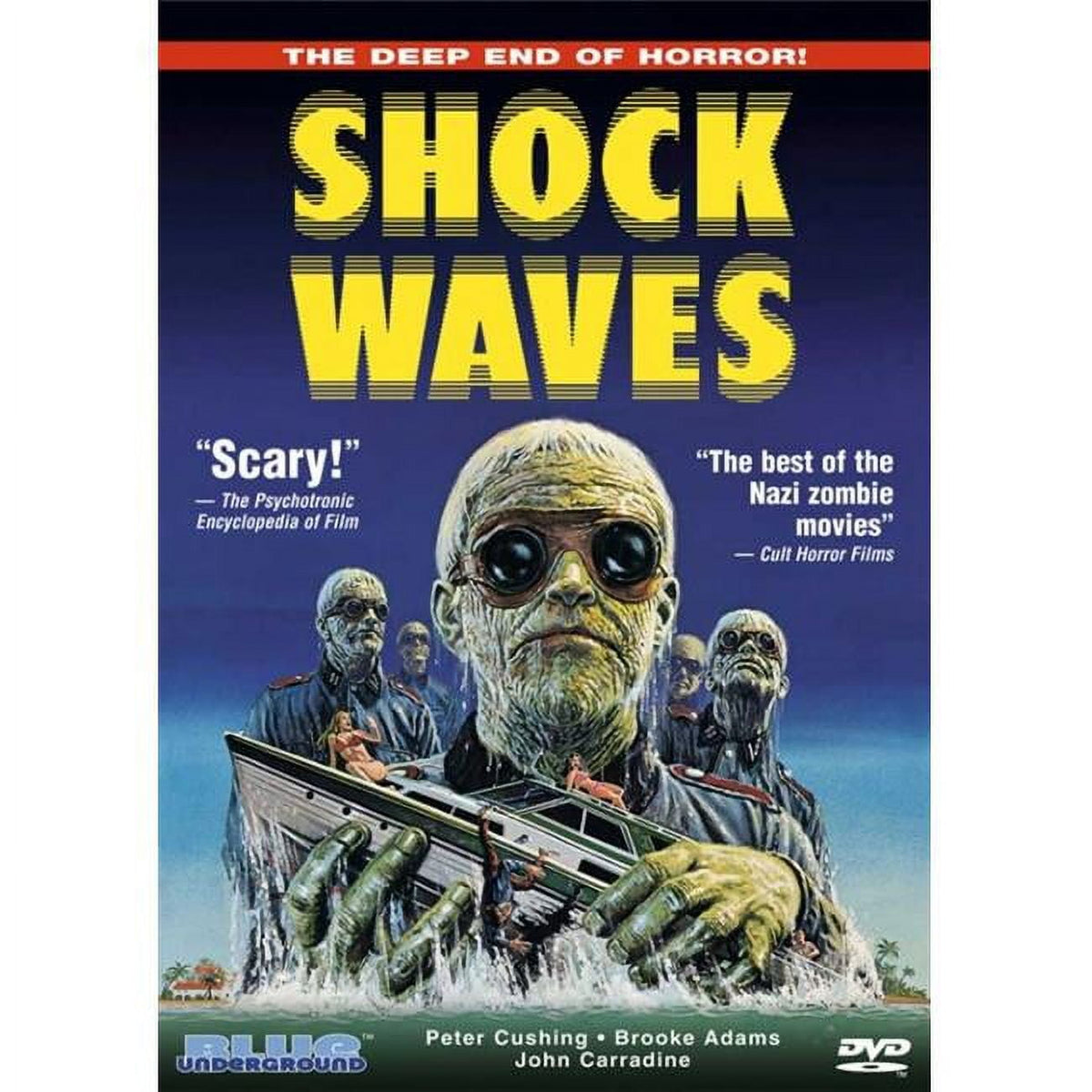 Shock Waves Movie Poster Print 27x40 - Classic Horror Film