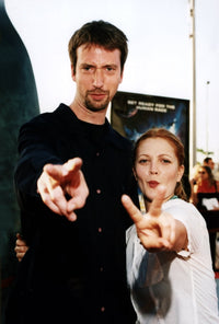 Tom Green and Drew Barrymore La Ca celebrity poster print by Robert Bertoia
