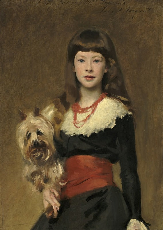 Miss Beatrice Townsend art print by John Singer Sargent showcasing classic portraiture.
