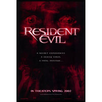 Resident Evil Movie Poster Print featuring iconic horror imagery - 27x40