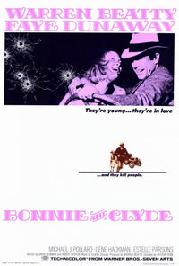 Bonnie & Clyde classic movie poster print 27x40