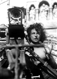 Leni Riefenstahl Tiefland on set photo print from 1954, 8x10