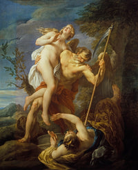 Time Saving Truth from Falsehood and Envy Art Print by François Lemoyne