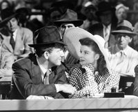 Woman of The Year photo print featuring Spencer Tracy and Katharine Hepburn from the 1942 film.