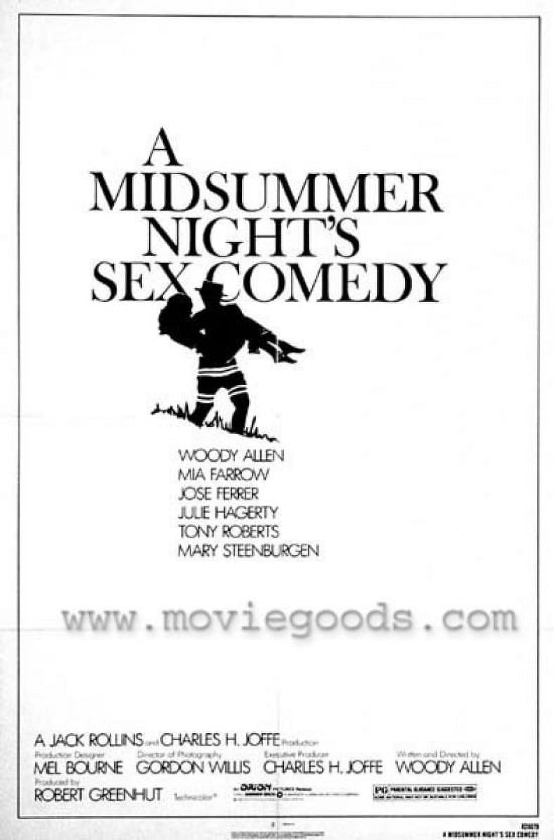 A Midsummer Night's Sex Comedy movie poster 11x17