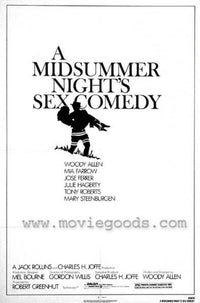 A Midsummer Night's Sex Comedy movie poster 11x17