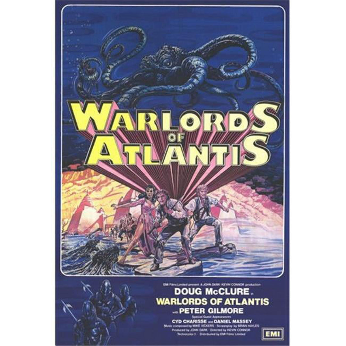 Warlords of Atlantis Movie Poster 11x17 print