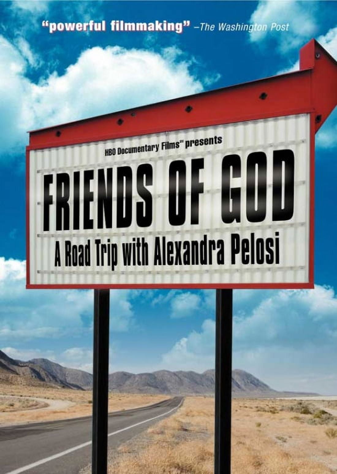 Friends of God Movie Poster - A Road Trip with Alexandra Pelosi, 11x17