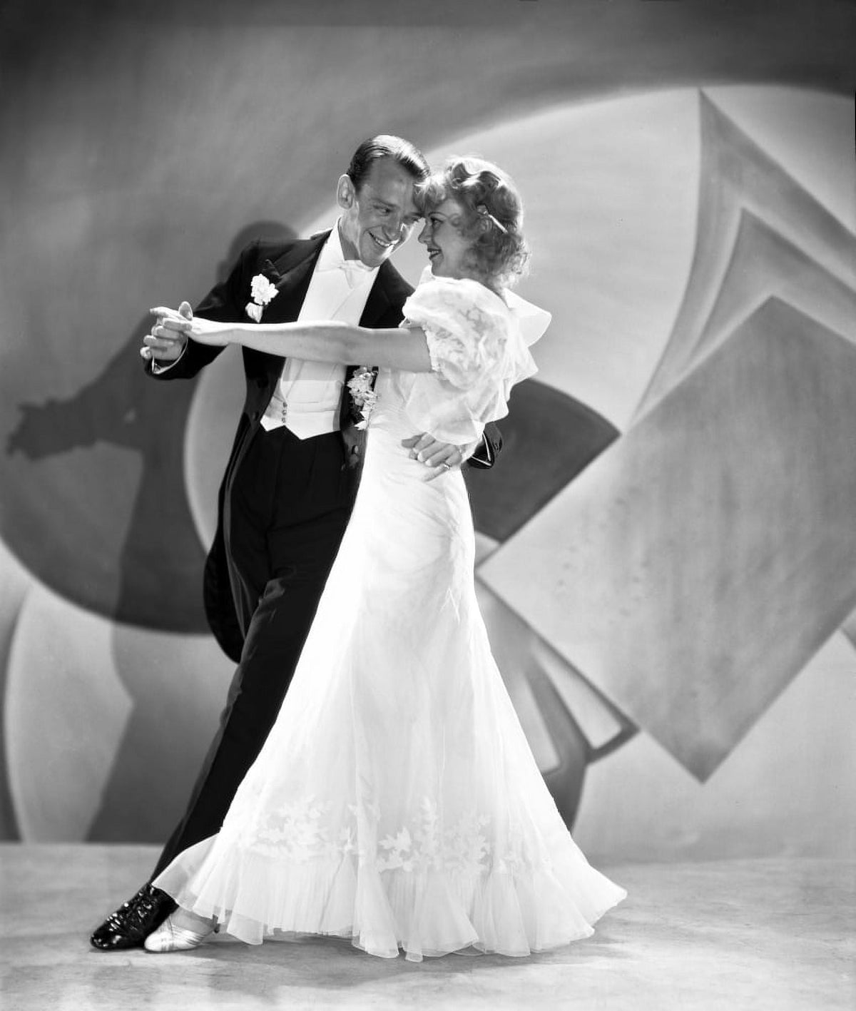 Fred Astaire and Ginger Rogers ballroom dancing photo print