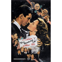It's A Wonderful Life Movie Poster Masterprint showing classic holiday imagery.