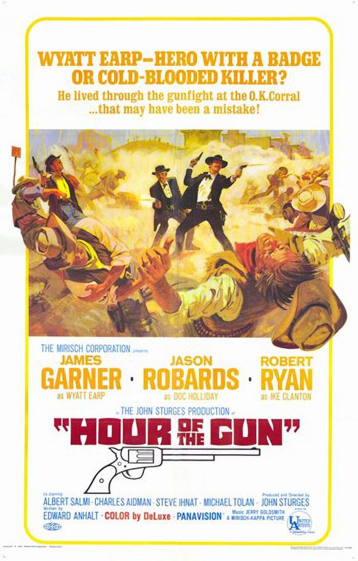 Hour of the Gun Movie Poster - 11x17 Print for film enthusiasts