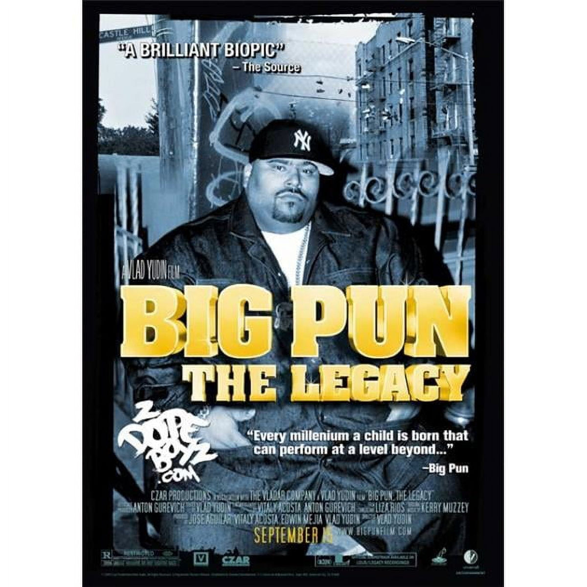 Big Pun The Legacy movie poster print 11x17.