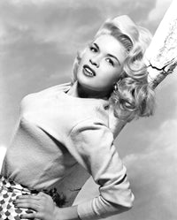 Mid-1950s photo poster print of Jayne Mansfield in vibrant detail.