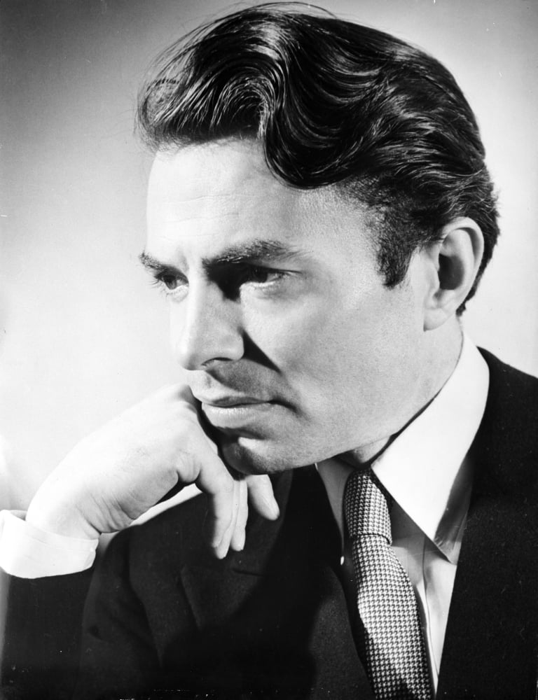 Portrait of James Mason photo print available in multiple sizes.