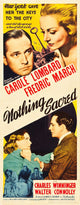Nothing Sacred 1937 Movie Poster featuring Fredric March and Carole Lombard