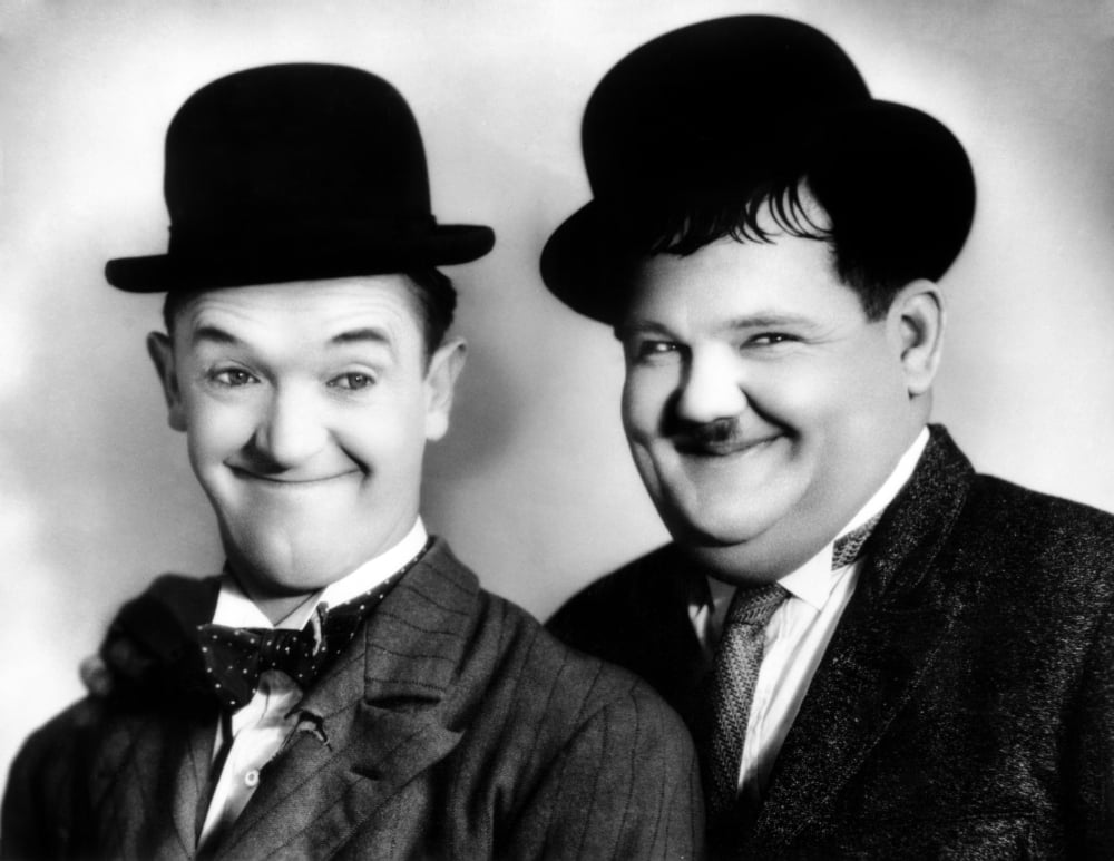 Laurel and Hardy classic photo print in 8x10 size.