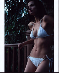 Jamie Bernadette Photo Print in White Bikini