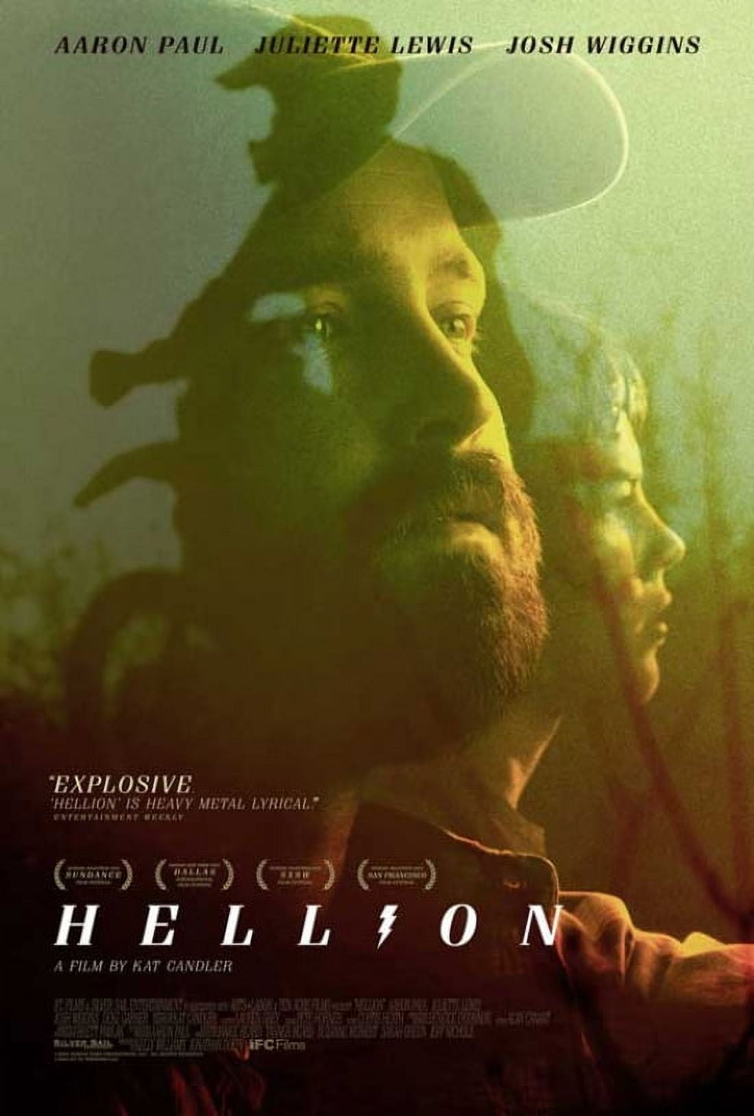 Hellion movie poster 11x17 print featuring dramatic artwork.