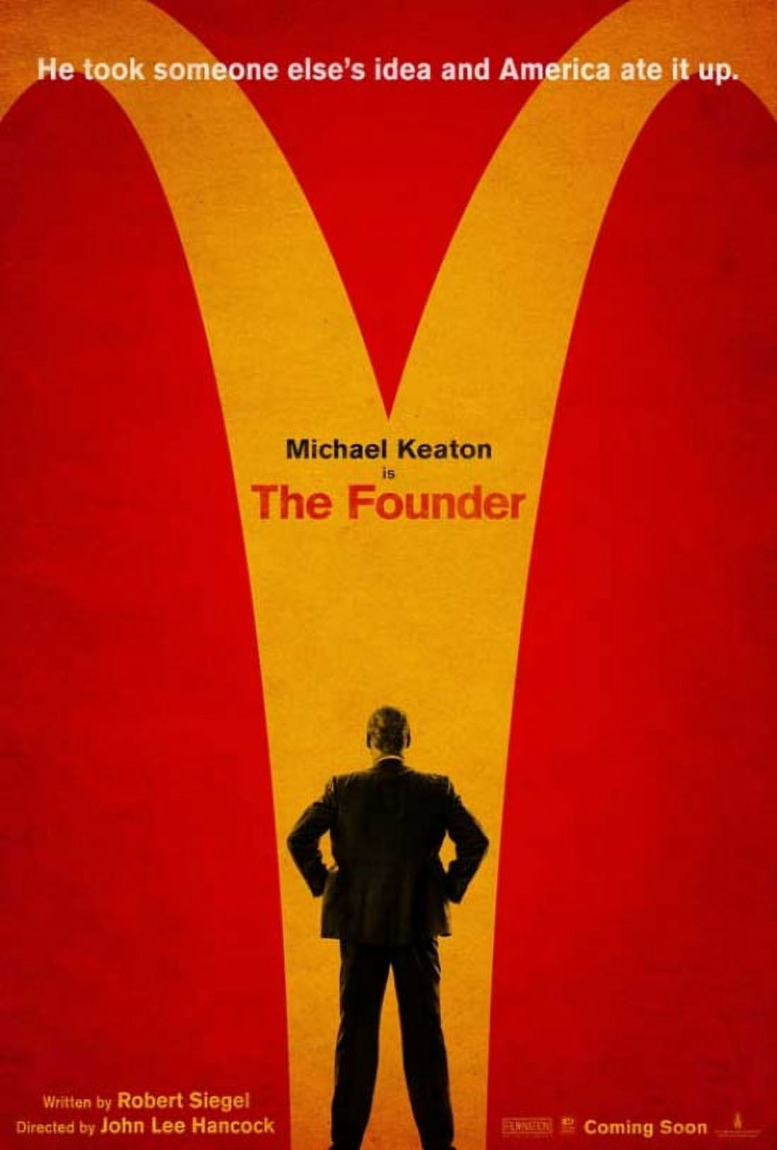 The Founder Movie Poster 27x40 premium print