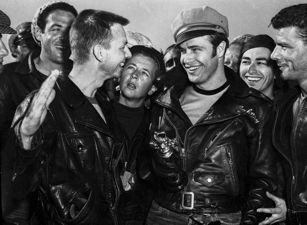 Marlon Brando The Wild One Gang Scene Photo Print
