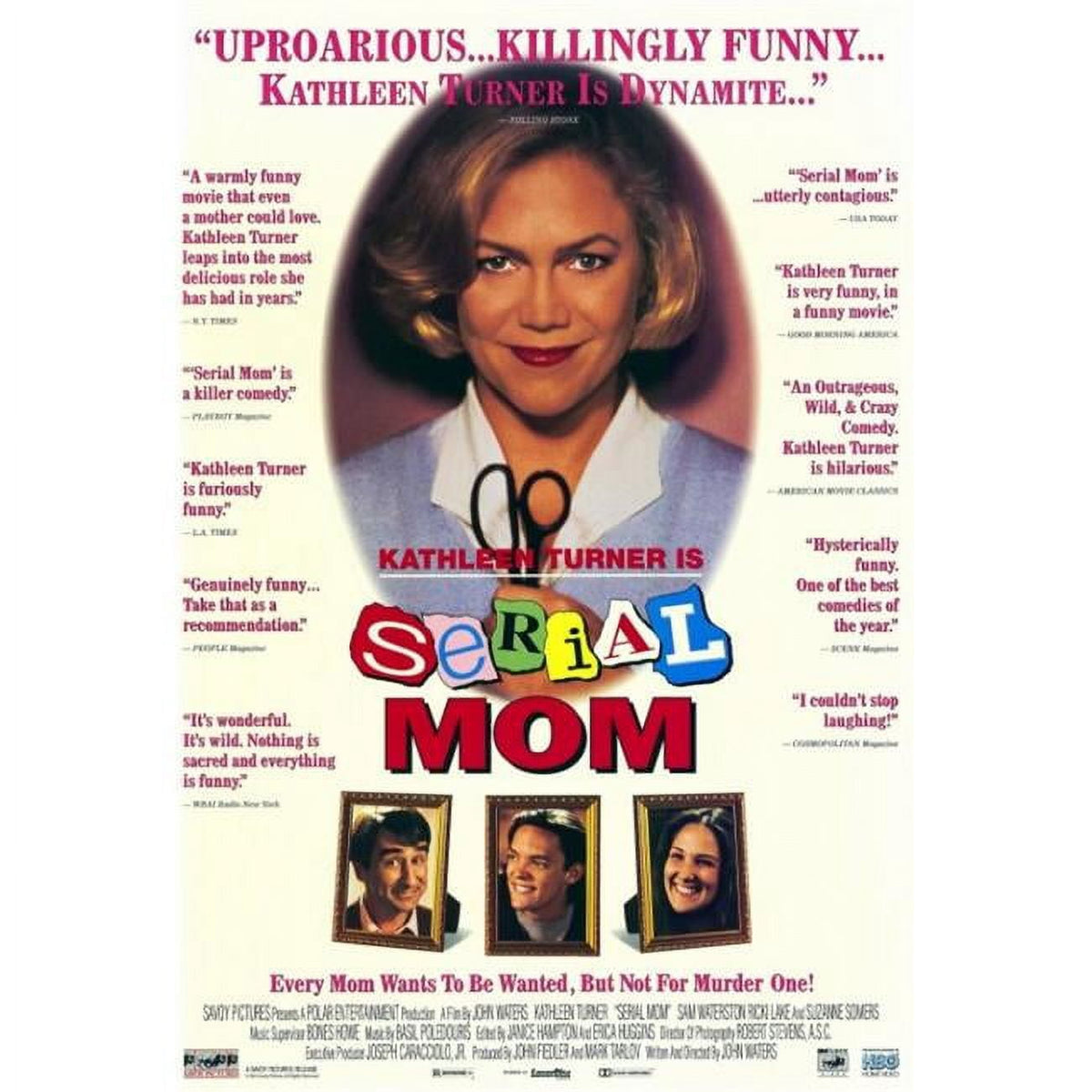 Serial Mom movie poster print in 27x40 size