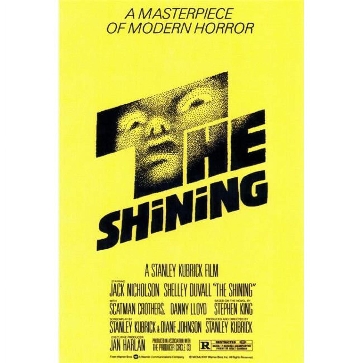 The Shining Movie Poster Print - 27x40 inches, iconic horror film art