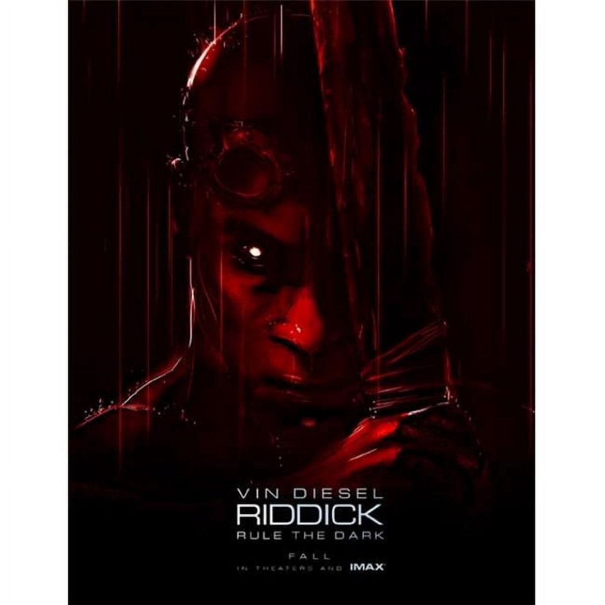 Riddick Movie Poster Print 27x40 inches - Sci-Fi Decor