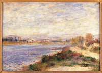 The Seine At Argenteuil poster print showcasing serene landscape.