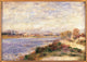 The Seine At Argenteuil poster print showcasing serene landscape.