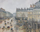 Place du Théâtre Français Paris Rain Poster Print by Camille Pissarro